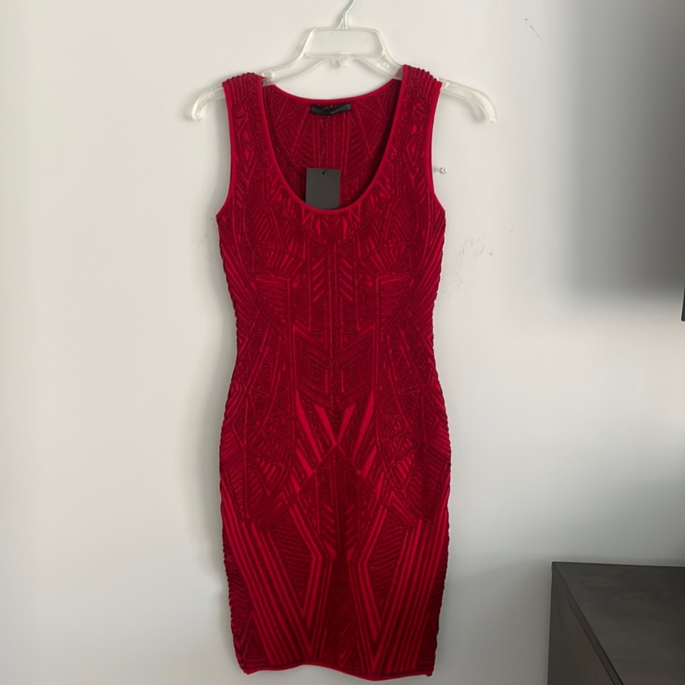 Aztec Jacquard Tank Dress